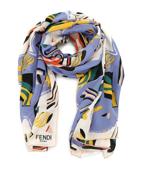 fendi satin scarf|fendi authentication scarves.